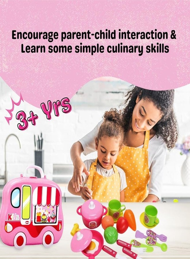 Sakuya Plastic DIY Luxury Kitchen Set with Briefcase and Accessories for Kids - Image 5